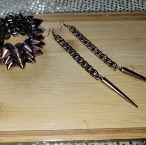 Bracelet and earrings set